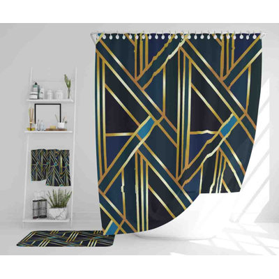 Natricia Polyester Shower Curtain Set