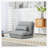 Folding Convertible Flip Chair with Adjustable Backrest, Floor Lazy Sofa