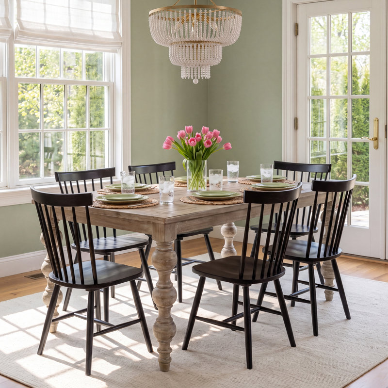 Werner Solid Wood Dining Table, 30" H x 72" L x 38" W