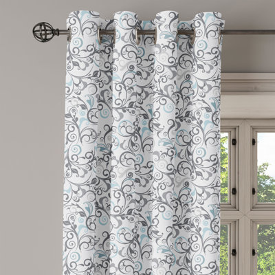 Sateen Blackout Curtains / Drapes Single Panel