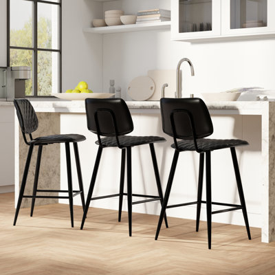 Tabouret de comptoir contemporain tapissier Raya