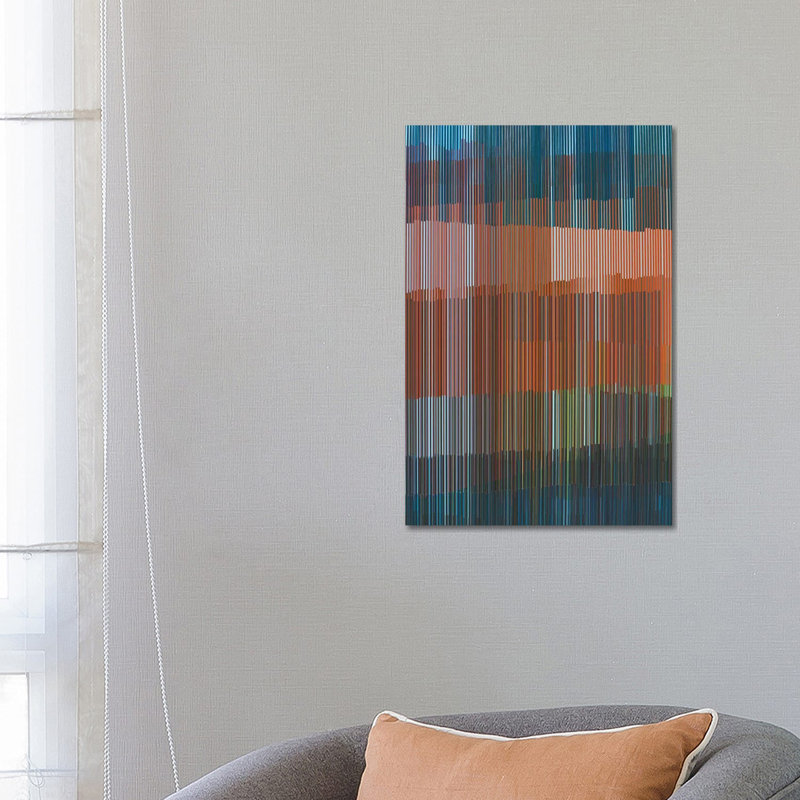 Vertical Lines by Angel Estevez - Wrapped Canvas Print, 66.04 cm H x 45.72 cm W x 3.175 cm D