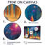 Cosmic Wanderer Crystal Pillars - Space Landscape, reproduction d'art mural-1318538313-1318538357