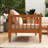 4-Piece Patio Furniture Set, Outdoor Furniture With Coffee Table, Patio Conversation Set Deep Seating With Thick Cushion For Backyard Porch Balcony,Teak Finish-1721707326