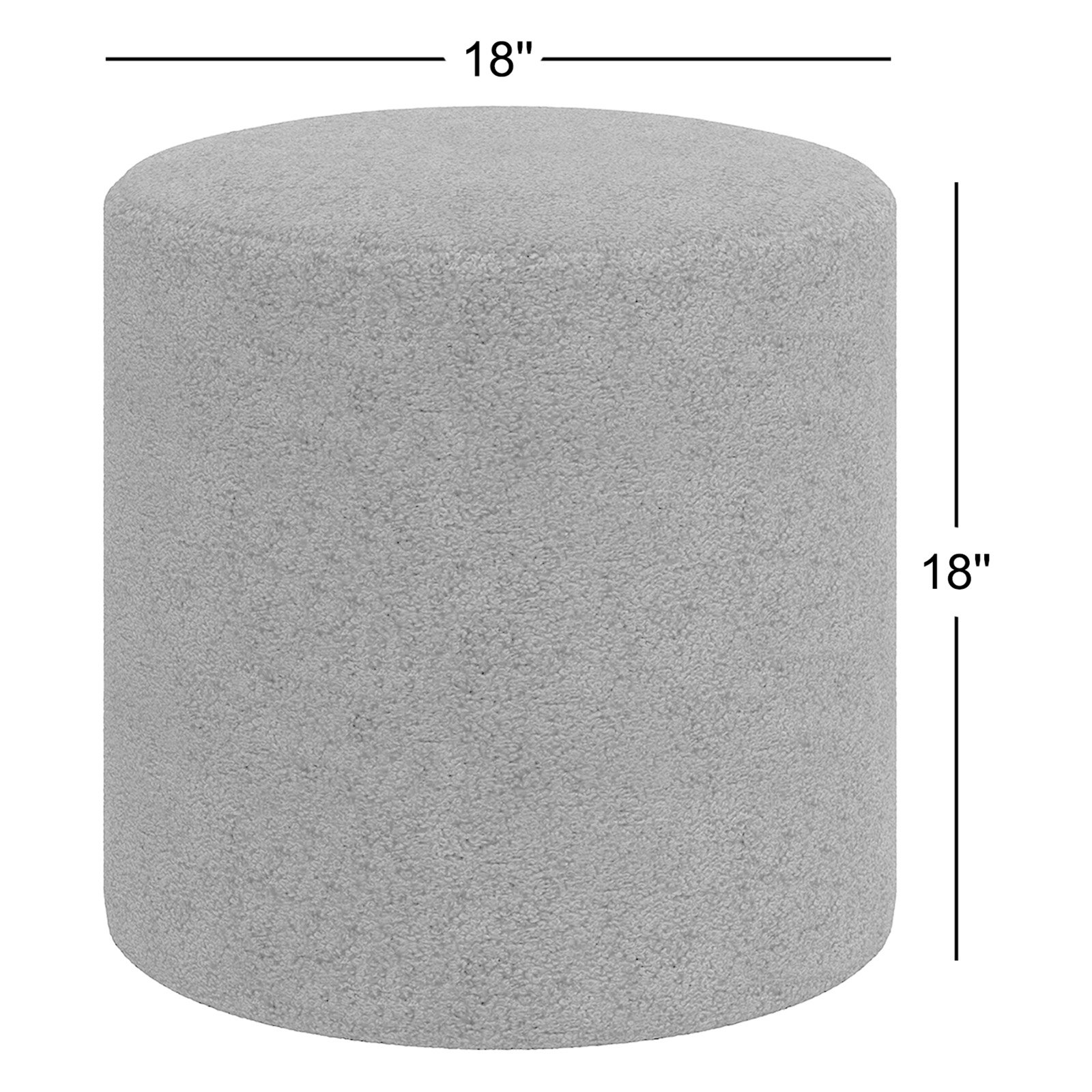 Orlando 18" Ottoman, Sunrise Camel