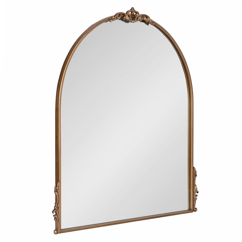 Christany Metal Mirror, Gold, 32.5" x 24.5"