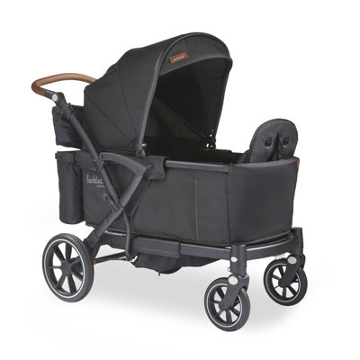 Larktale Sprout V2 Adjustable Stroller 2 Seater Wagon, 120 lb Capacity, Black