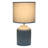 Simple Designs 17.25" Zavannah Ceramic Table Lamp With Matching Drum Shade-2011574917