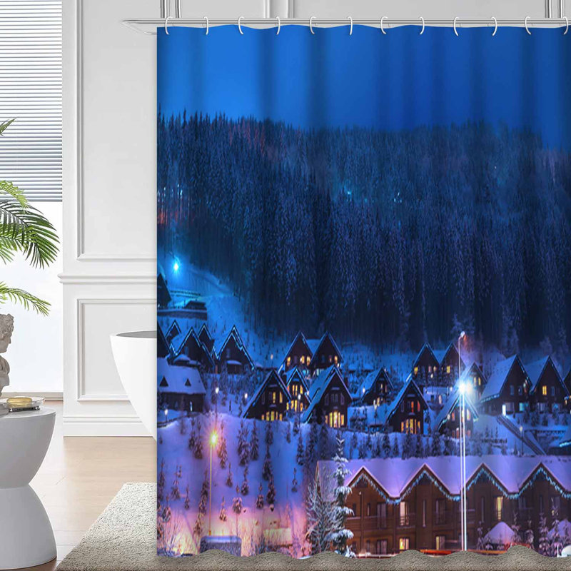 Rideau de douche Fairy Tale House, L 72 po x l 84 po