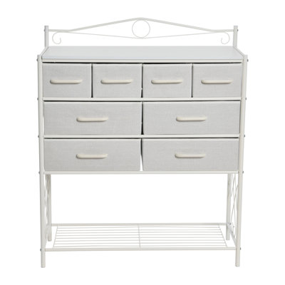 Buffet scandinave à 8 tiroirs en bois de fer