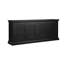 Armoire Amanda 4dr noir