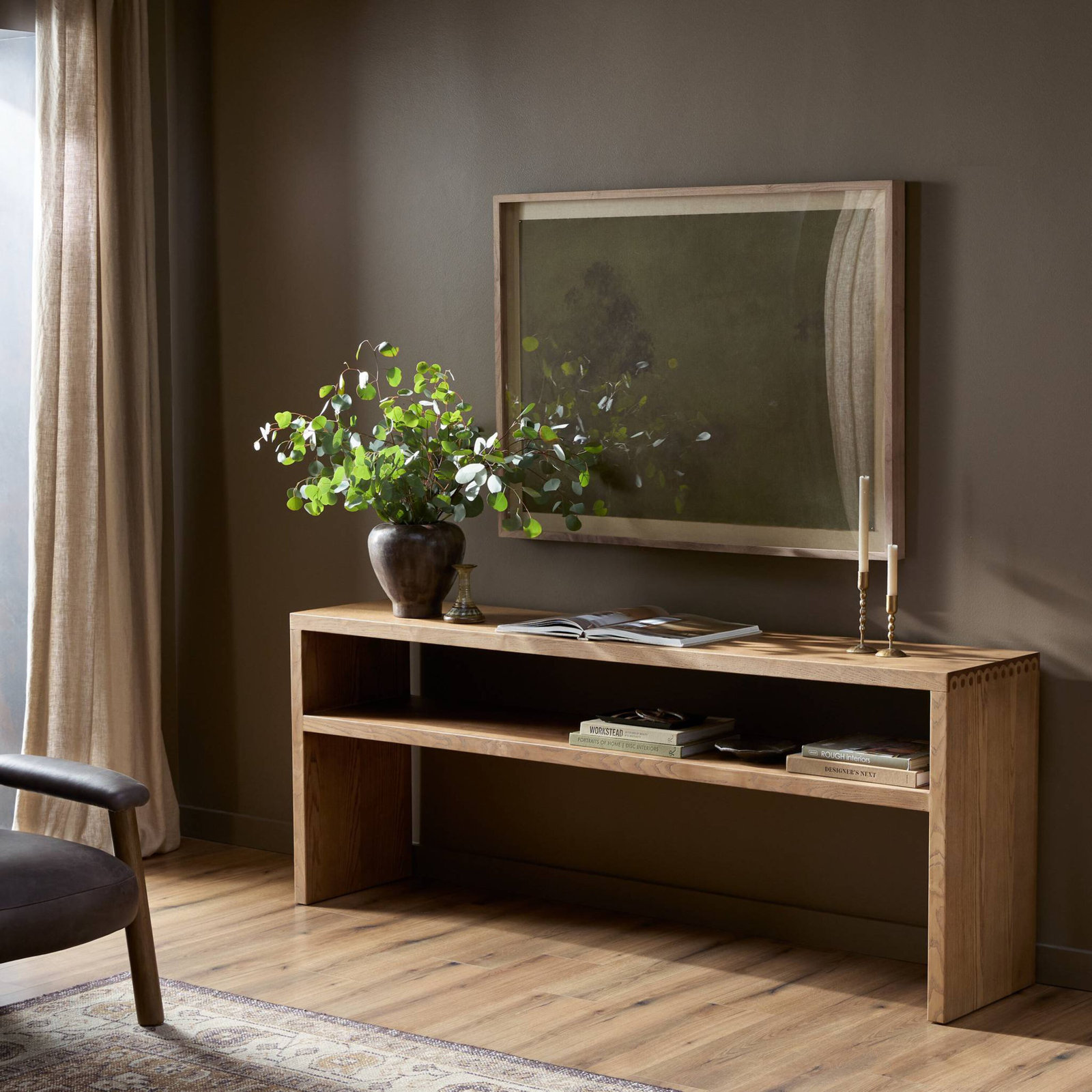 Hathaway Console Table-Toasted Ash