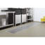 Drain de plancher en acier inoxydable 24 po x 96 po, calibre 14 avec grille de style métro et panier de vidange amovible, homologué NSF (km-ftg-2496)
