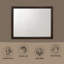 Miroir d'intérieur, miroir de commode horizontal pour chambre à coucher