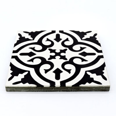 Mamounia 8" x 8" Cement Moroccan Wall & Floor Tile