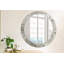 Huldar Glass Flat Wall Mirror