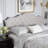 Amey Traditional Greyish Beige Queen Upholstered Tufted Headboard, 55.24" H X 64.68" W X 2.56" D-1654997313-1654997314