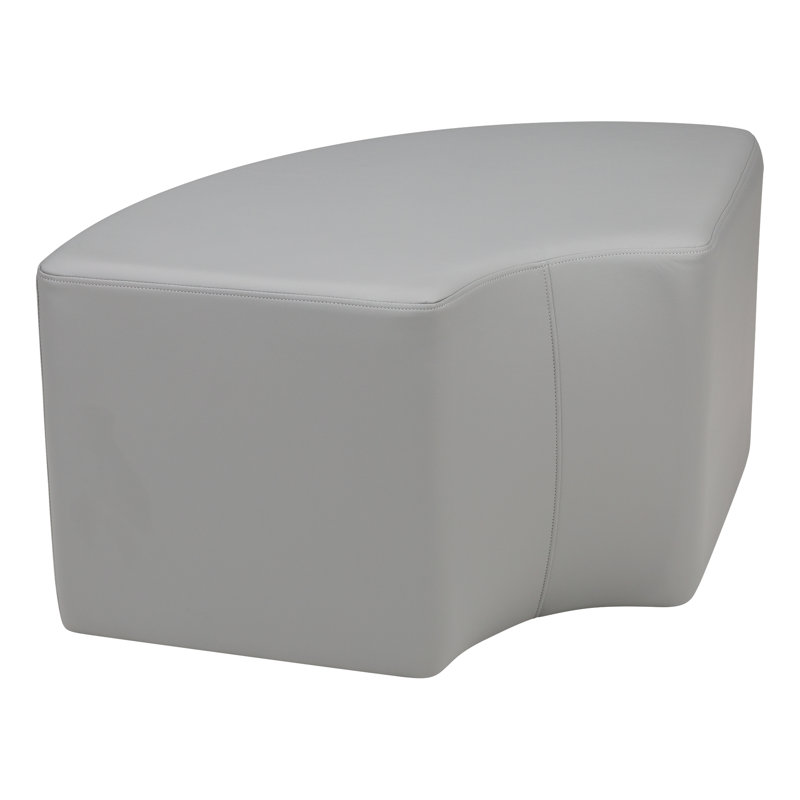 Tabouret de quart de salle à manger modulaire de Learniture, H 20 po x l 37 po x P 27 po, Oui, Gris clair