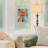 14.5"H Sunburst Colorful Stained Glass Window Panel