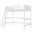 Solid Wood Twin Size Loft Bed With Ladder(White)(OLD SKU: WF292330AAK)