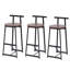 Ensemble de 3 tabourets de bar à hauteur de comptoir pour îlot de cuisine-644605960
