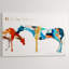 Painted Horses Family I Print by Milton Coppo-25705689-25705693