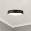 Cherylene 8-in Black dimmable LED Flush Mount-124959438