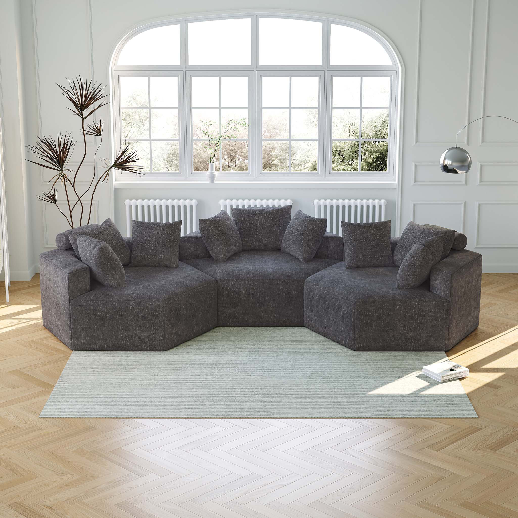 Wrought Studio Chenille Sponge Sofa - Comfort for All Rooms