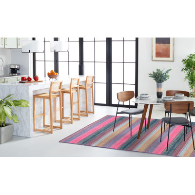 Montauk Flat Weave Cotton Striped Rug