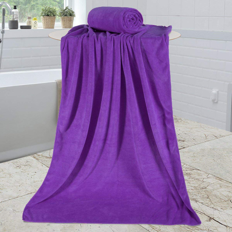 Ensemble de serviettes 2 pièces Galligan, Mauve
