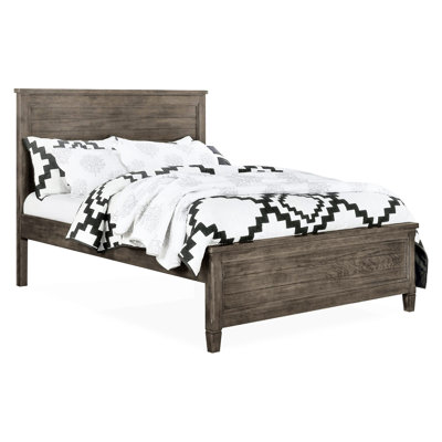 Lit transitionnel avec lit gigogne, lit simple, gris chaud brossé au fil de fer, bois massif, grain de bois pour une chambre à coucher au confort contemporain