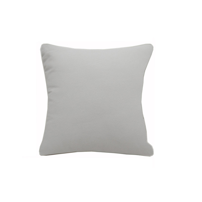 Embroidered Outdoor Throw Pillow