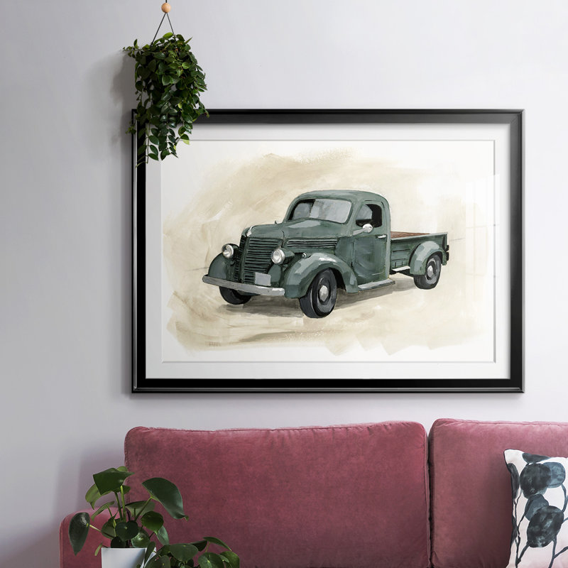Pickup II - encadré avec cadre biseauté et verre, H 15 po x l 21 po x P 1,5 po, Noir