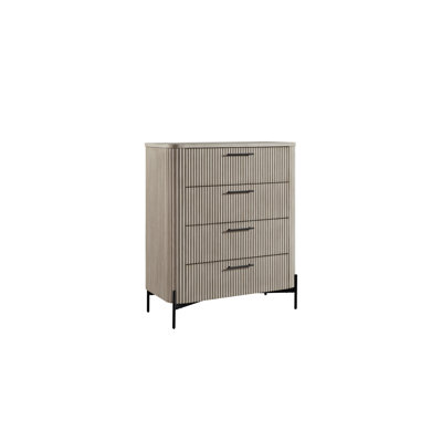 4 Drawer Chest - Taupe