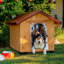 Wood Portable Igloo Style Dog House-88709292