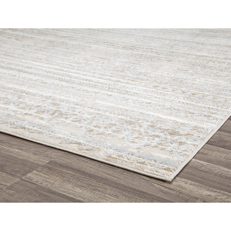 Tapis oriental crème, Rectangle 2 pi x 4 pi