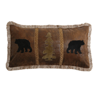 Coussin ours / arbre / ours