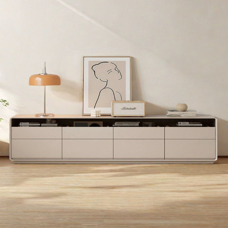 Meuble télé Modern, 102.3", Blanc