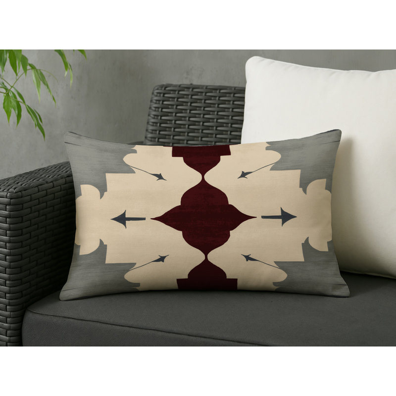 Elemental Streams Indoor And Outdoor Throw Pillow, Rectangle 18"H x 25"W