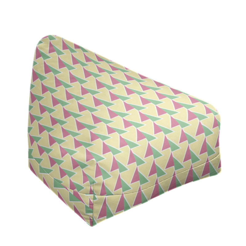 Fauteuil à billes standard &, H 27 po x L 30 po x P 25 po, Pink/Yellow/Green, Pas de bourre