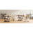 Stylish Industrial 4-Tier Console Table With Circle Base, Perfect For Living Rooms And Hallways, Maximizes Storage And Aesthetic Appeal-1486042982-1486042983