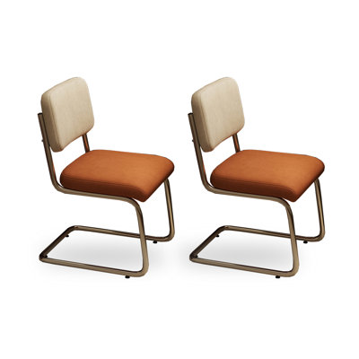 Chaise de salle à manger à dossier flottant moderne et simple