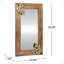 Miroir rectangulaire pour salon, chambre à coucher