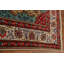 Tapis rétro de style persan Tabriz noué à la main 8 x 11