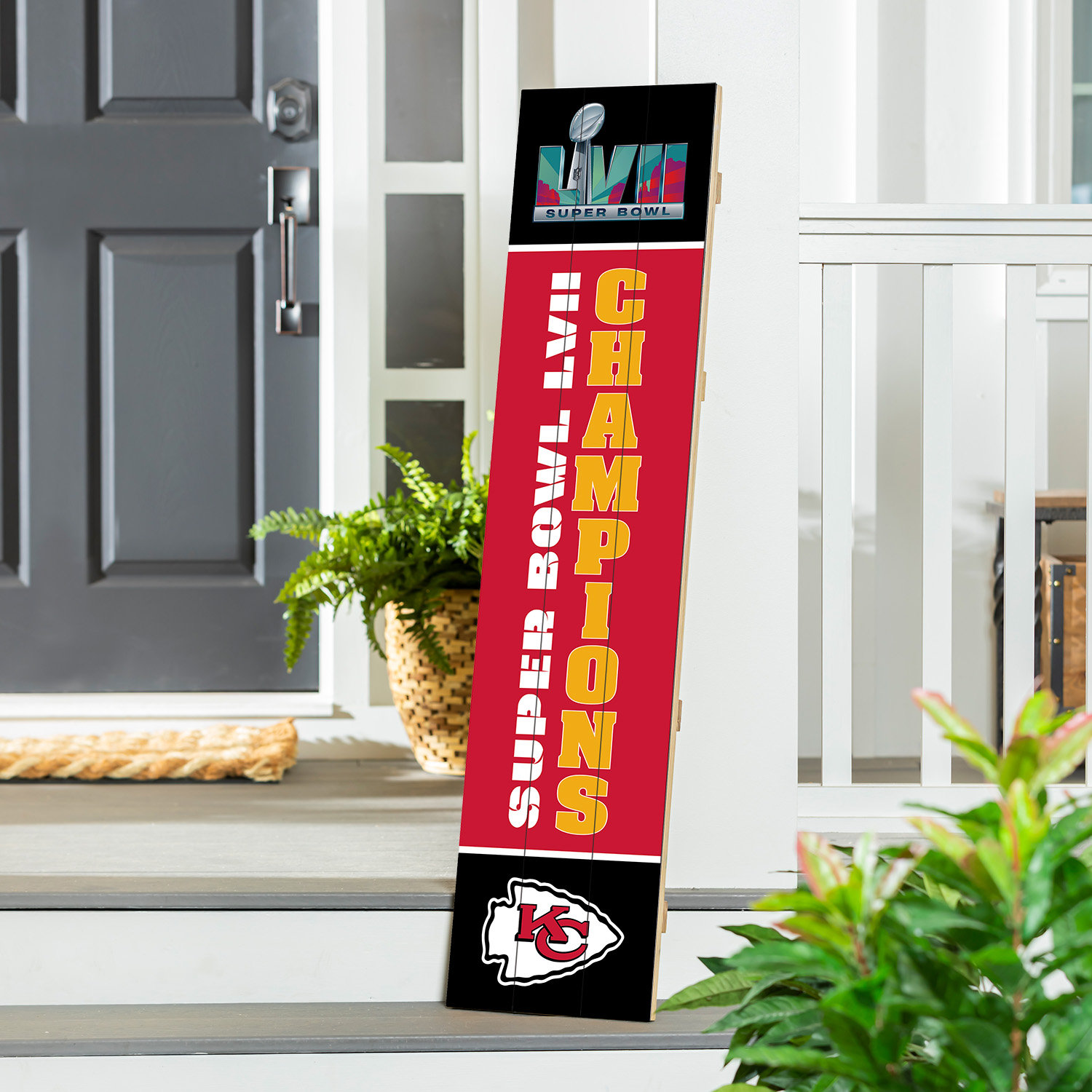 Kansas City Chiefs 13 x 20 Fan Zone Metal Sign