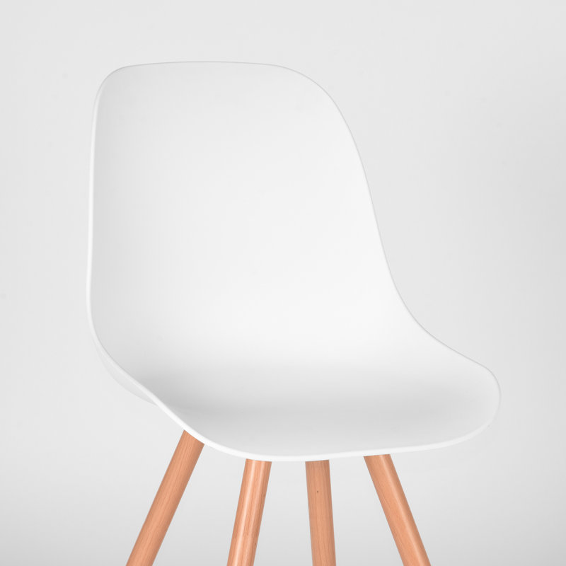 Stephon 50cm H Side Chair, White