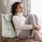 Sit-up Back Comfort Wedge Reading Pillow with Adjustable Neck Roll for Lumbar Back Support-1770439032