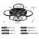 Kirac 24.8'' 6 - Blade Dimmable LED Ceiling Fan with Remote Control and APP