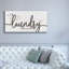  «Laundry Fresh & Clean» par Susie Boyer, art mural sur toile, 60 po x 30 po