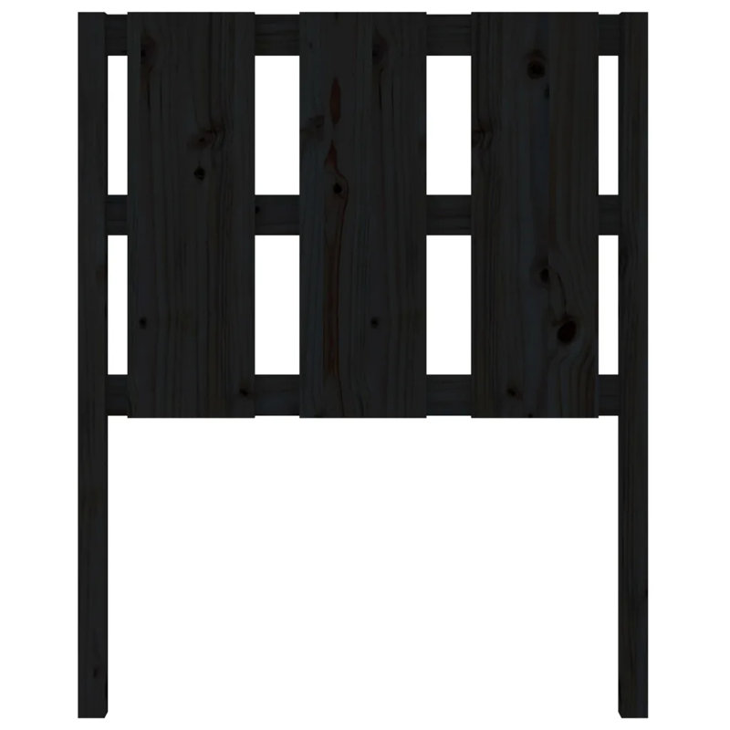 Bruges Solid Wood Headboard, Single (3'), Black